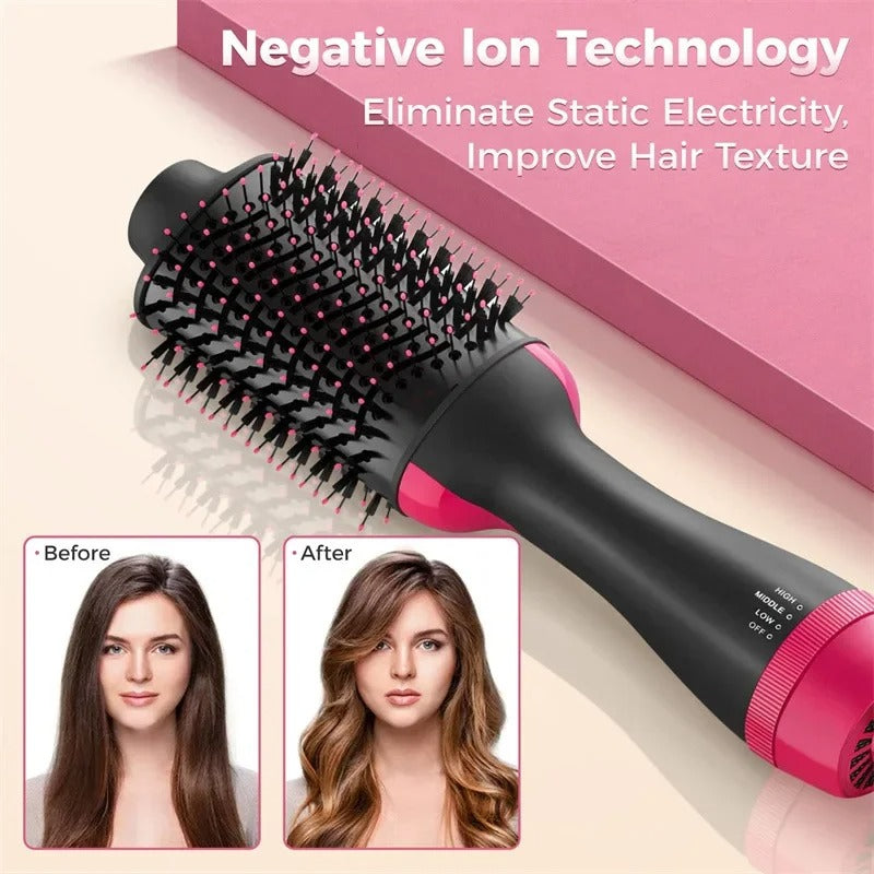 Hot Air Brush | Dryer & Straightener