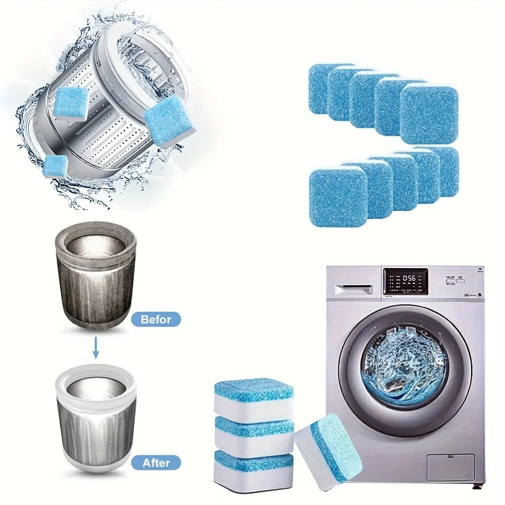 Washing Machine Cleaning Tablets – 12 Tablets Pack