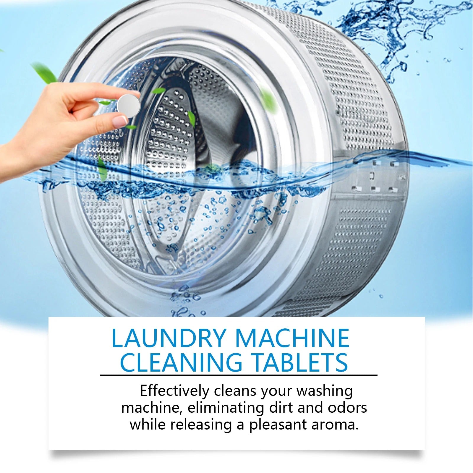 Washing Machine Cleaning Tablets – 12 Tablets Pack