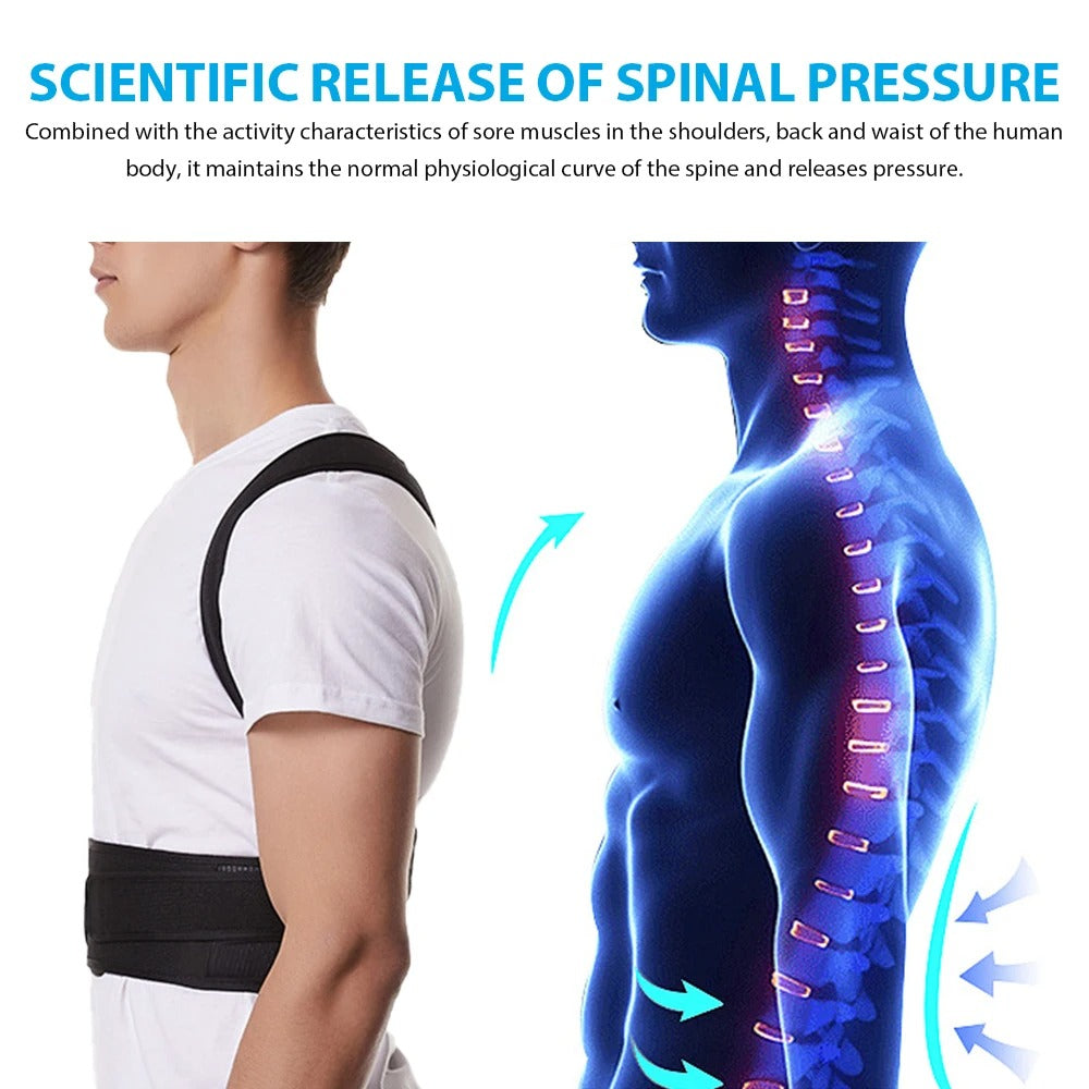 Back Brace Posture Corrector for Women and Men