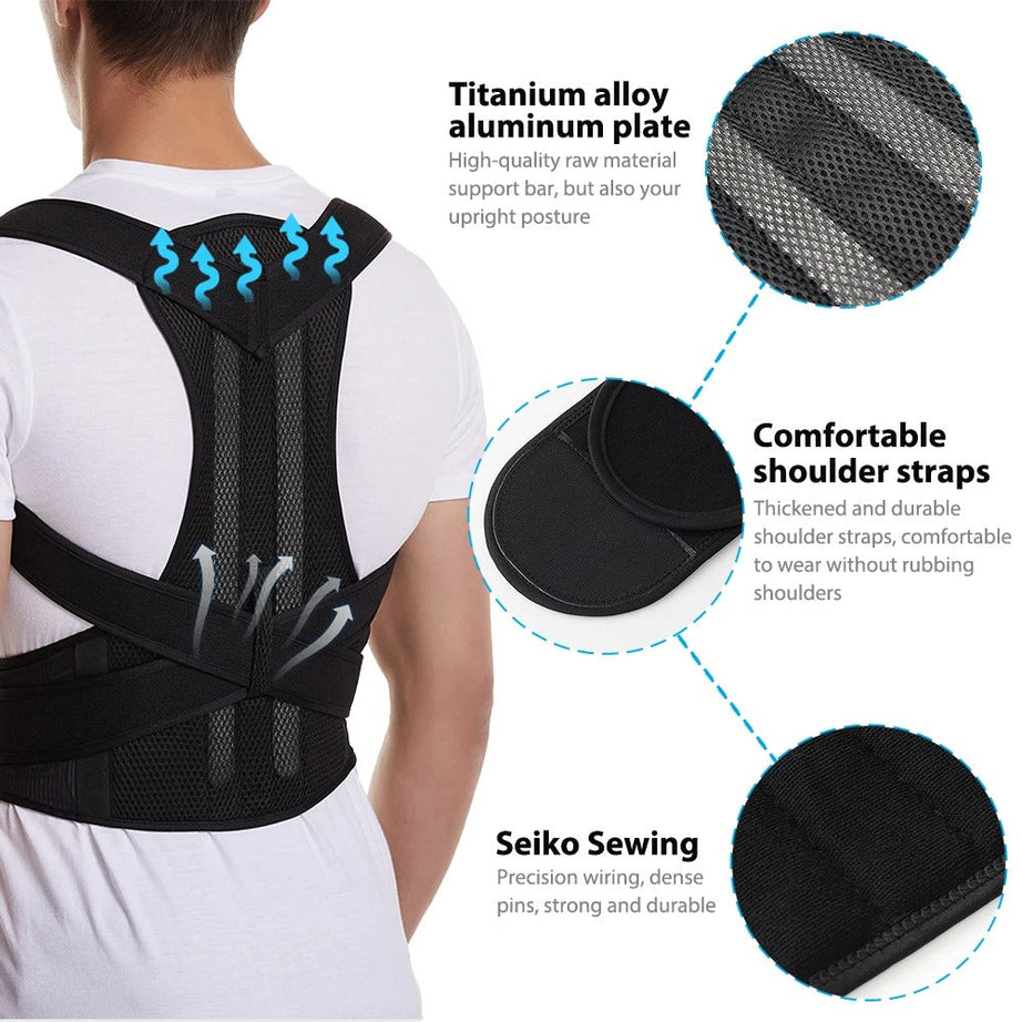 Back Brace Posture Corrector for Women and Men