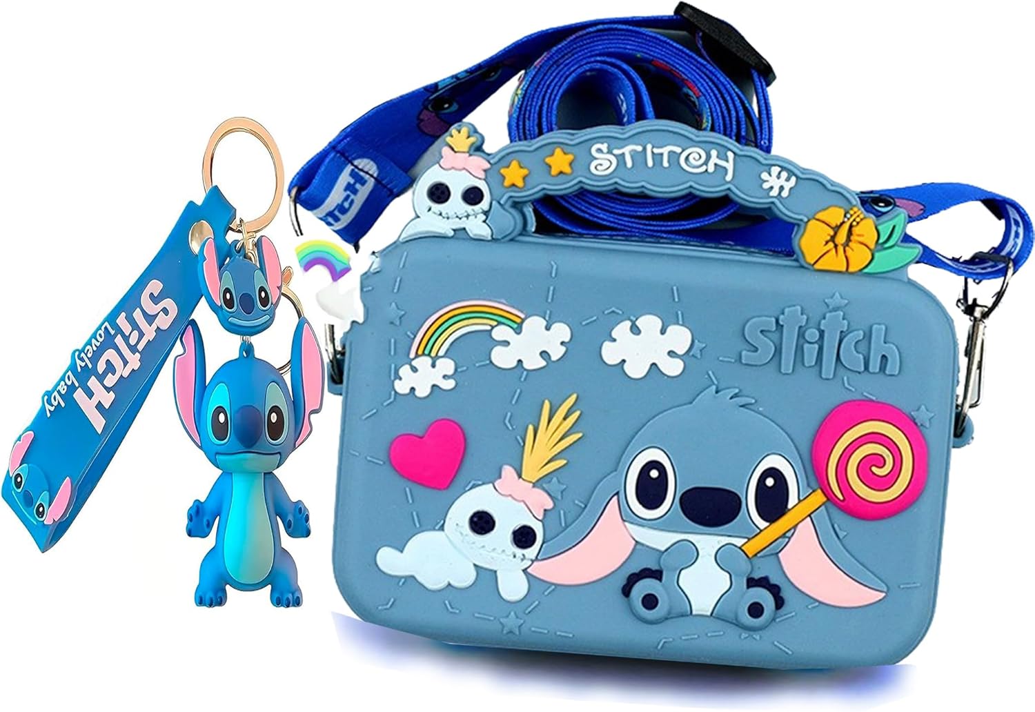 MOBRWUVS Crossbody bag with Adjustable Shoulder Strap, Handbag with Zipper, Badge Wallet with Lanyard, Wallet Purse Shoulder Bag Coin Pouch Accessories Money Bag for Girls
