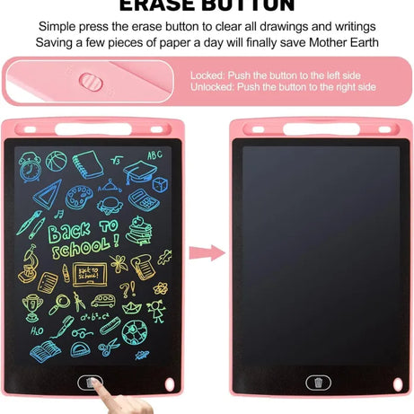 8.5 inch LCD Writing Tablet for Kids Toys Single and multi Color Doodle Drawing Tablet Pad