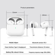 New Air Pro True Wireless Bluetooth Earphones Headphones HiFi Sound Low Latency ANC Noise Reduction Earbuds for IPhone Android
