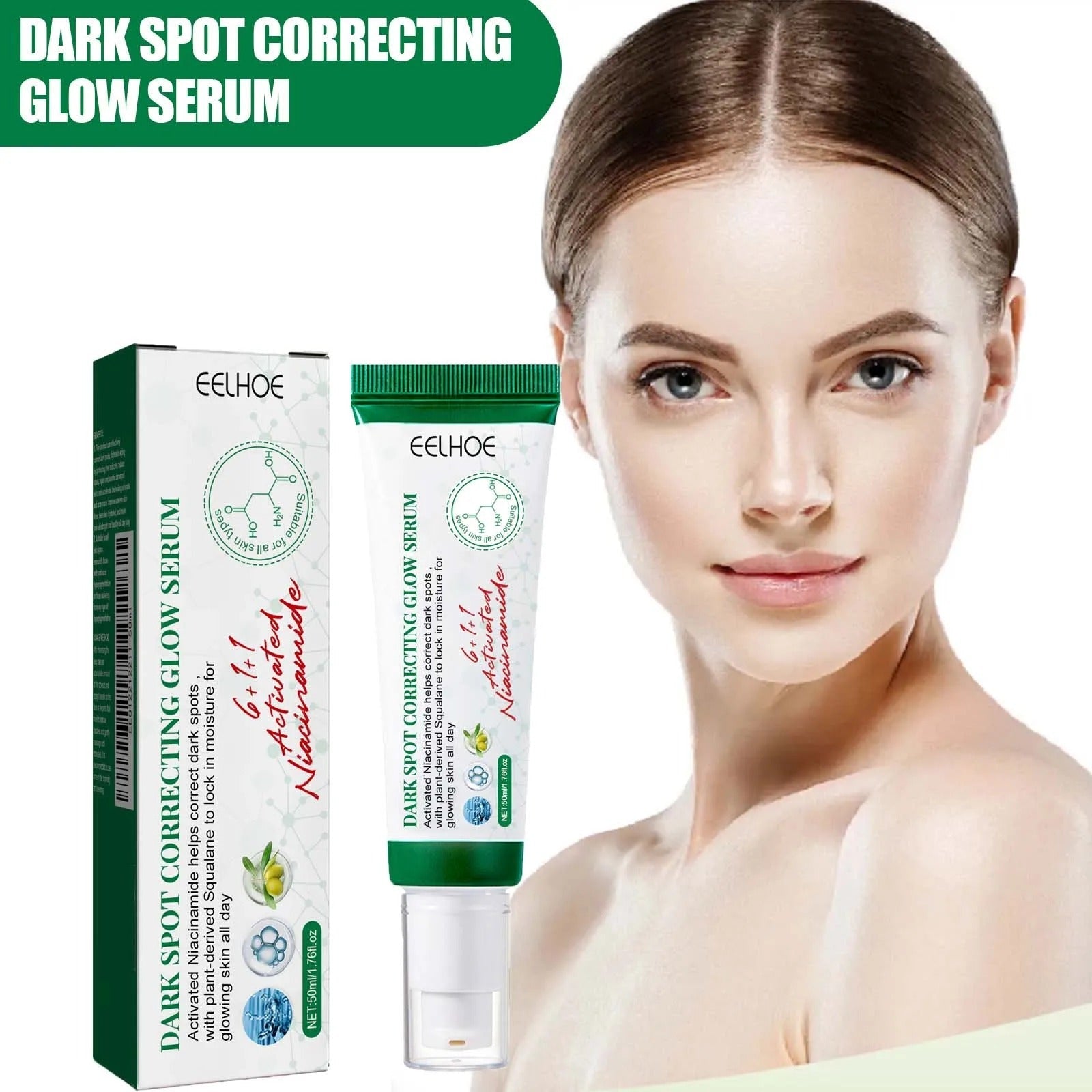 AXIS-Y Dark Spot Correcting Glow Serum 5% Niacinamide Face Dark Spot Remover Korean Skin Care