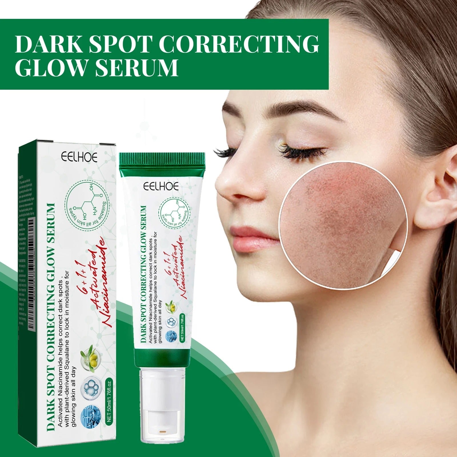 AXIS-Y Dark Spot Correcting Glow Serum 5% Niacinamide Face Dark Spot Remover Korean Skin Care