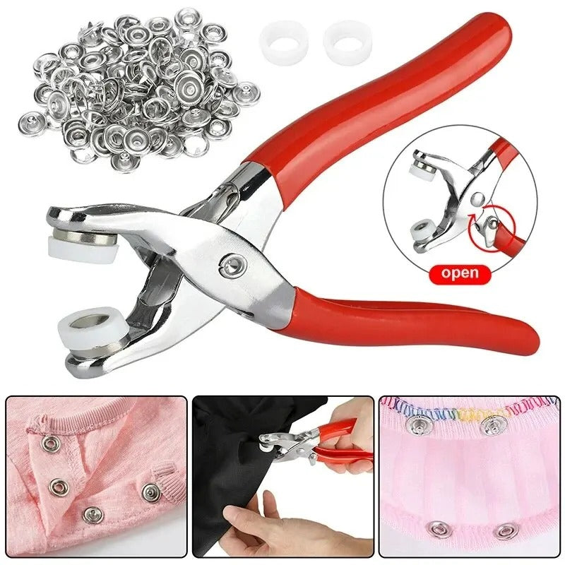 High-Quality Metal Tich Button Tool Kit