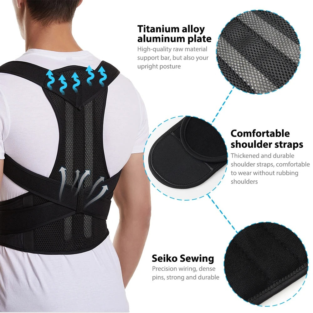 Back Brace Posture Corrector for Women and Men