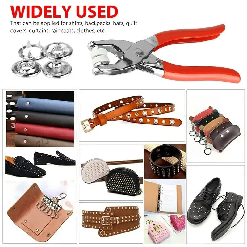 High-Quality Metal Tich Button Tool Kit