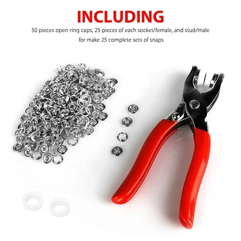 High-Quality Metal Tich Button Tool Kit