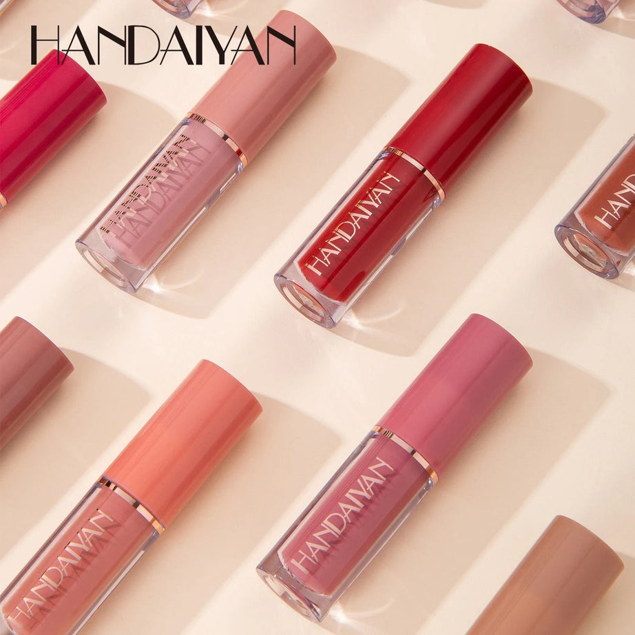 12-Piece Matte Liquid Lipstick & High-Shine Gloss Set – Soft &Smooth Everyday