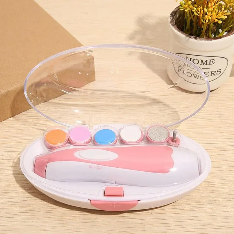 Safe Electric Baby Nail Trimmer & Nail File Kit for Newborns | Baby Nail Clippers
