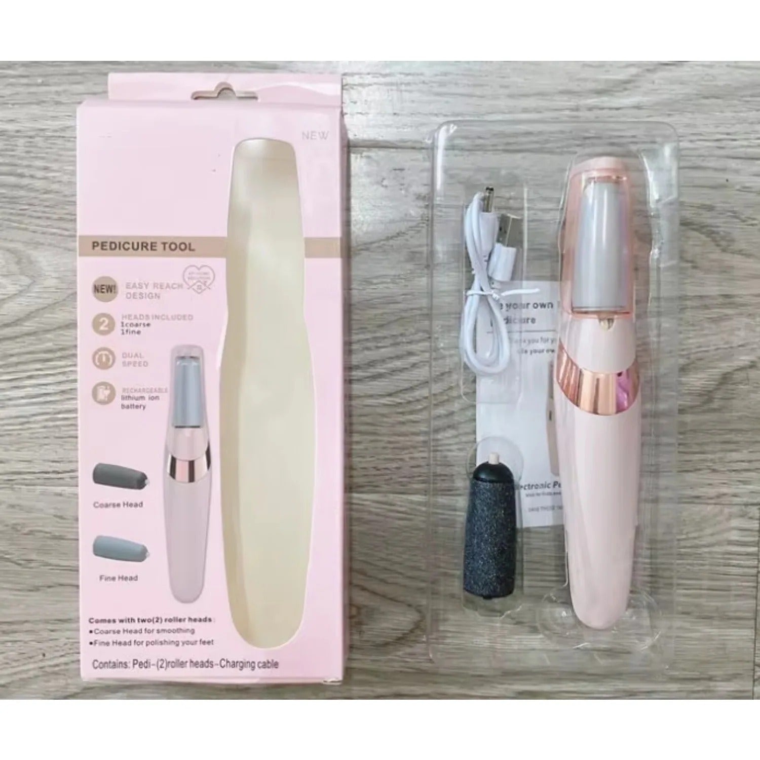Electric Pedicure Foot Callus Grinder USB Charging Feet Care Dead Skin Remover